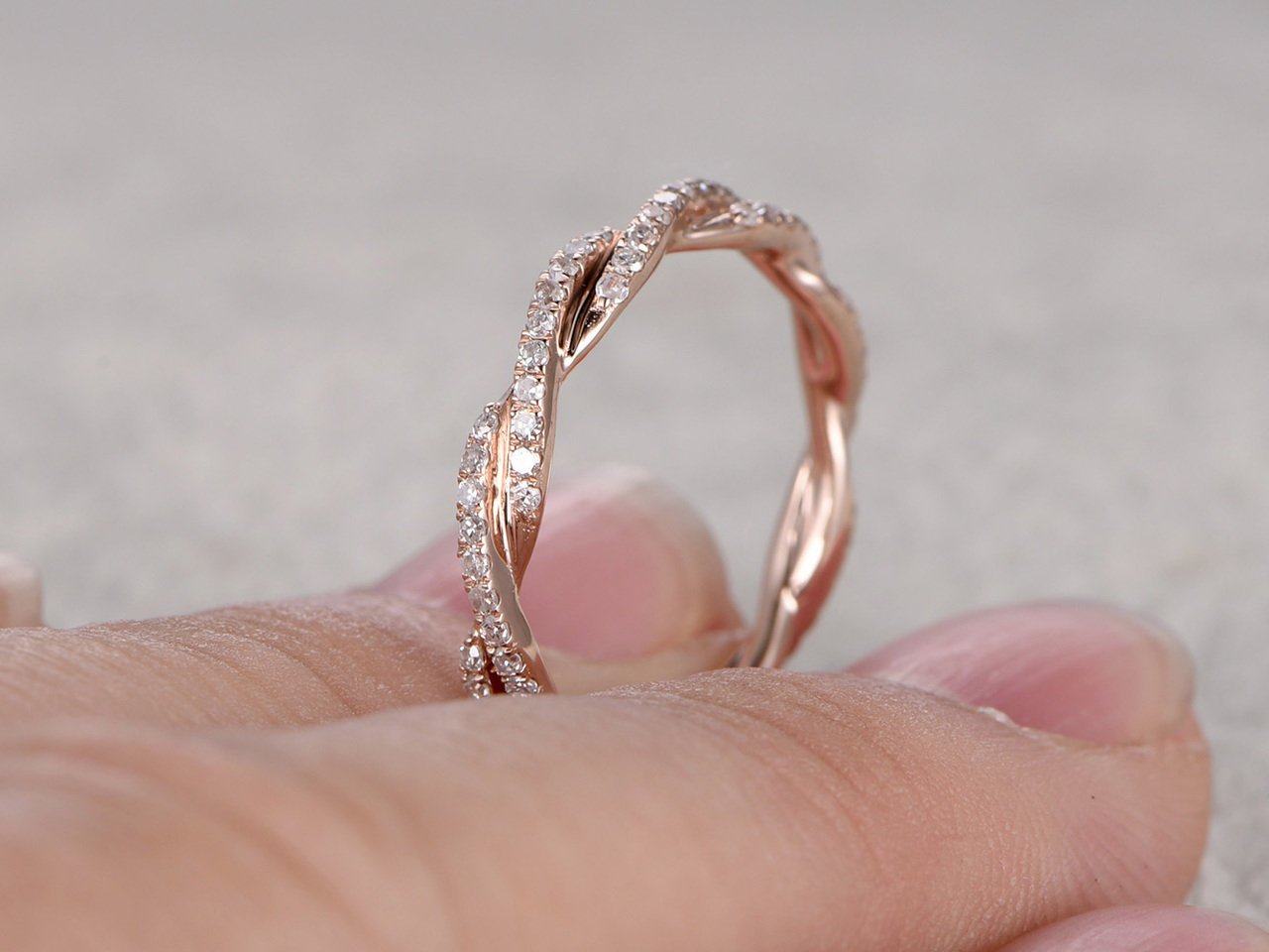 Eternity - 0.5 Carat Round Shape - Infinity Wedding Band