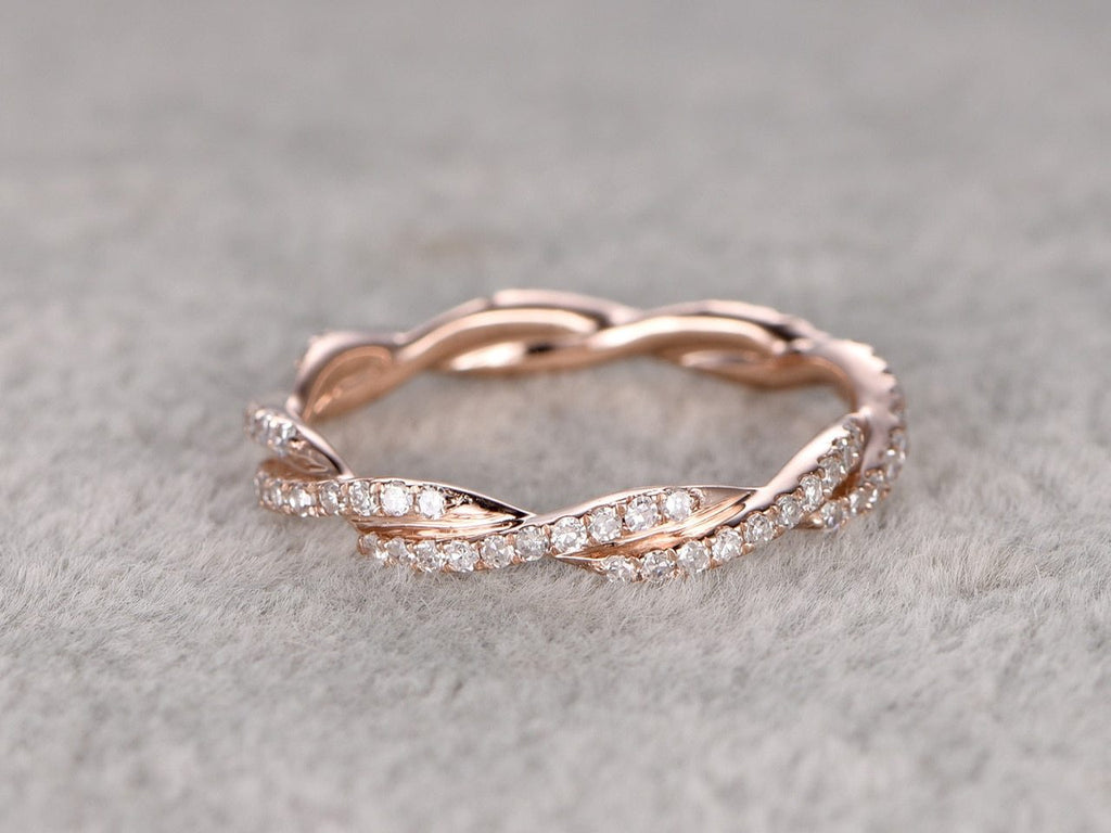 Eternity - 0.5 Carat Round Shape - Infinity Wedding Band