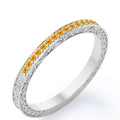 Victorian 0.25 Carat November Birthstone Wedding Band