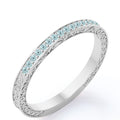 Victorian 0.25 Carat March Birthstone Wedding Band