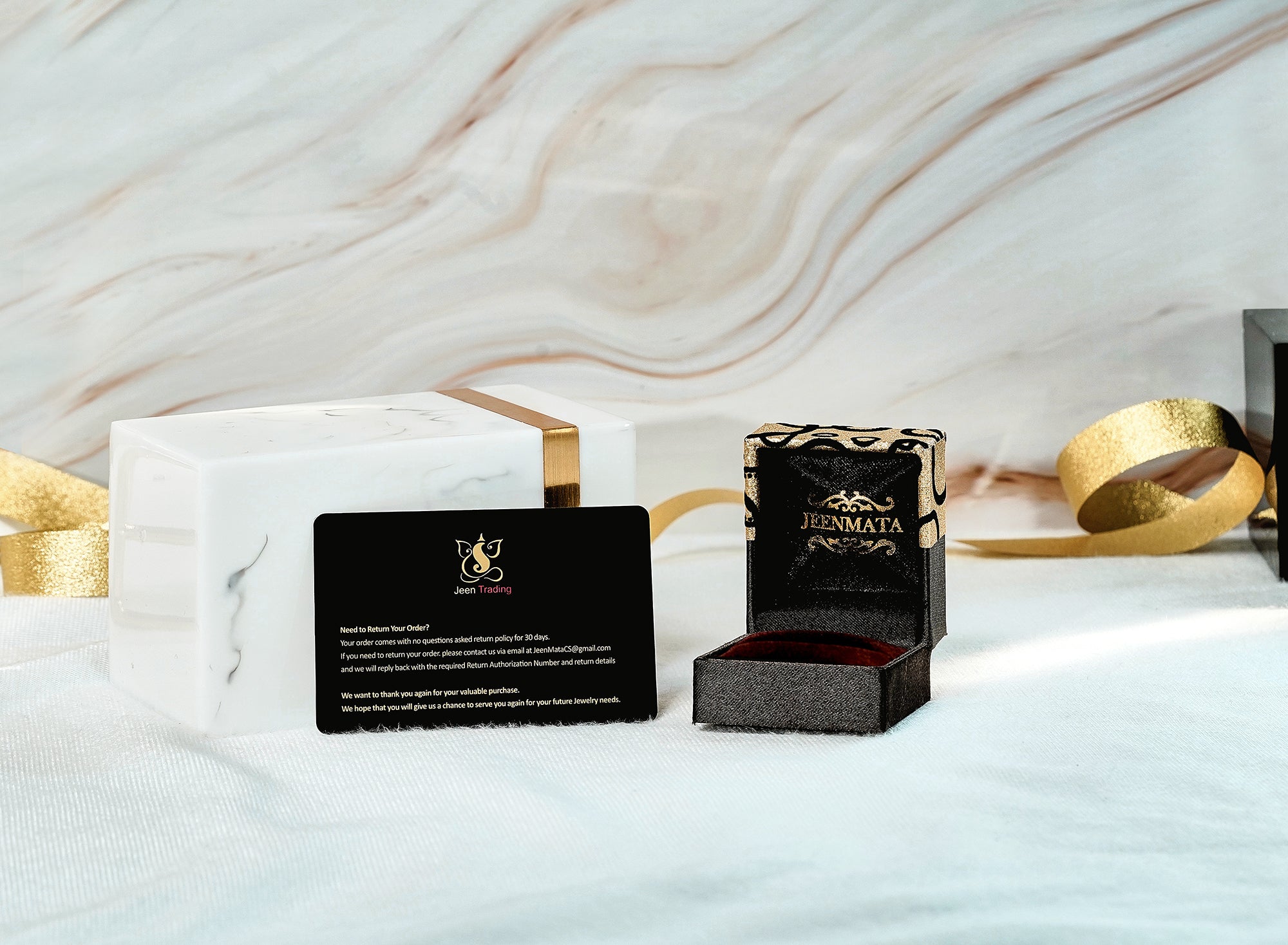 JeenMata 1 Carat Flower Inspired Moissanite Engagement Ring - 18K White Gold Plating Promise Ring for Women