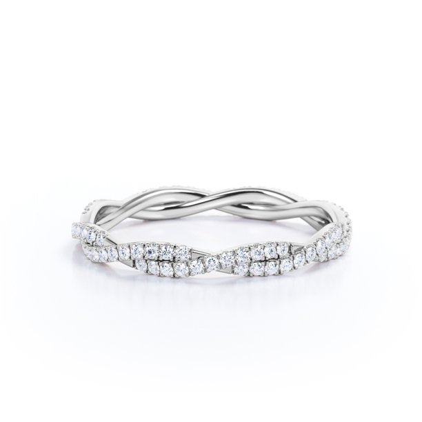 Eternity - 0.5 Carat Round Shape - Infinity Wedding Band
