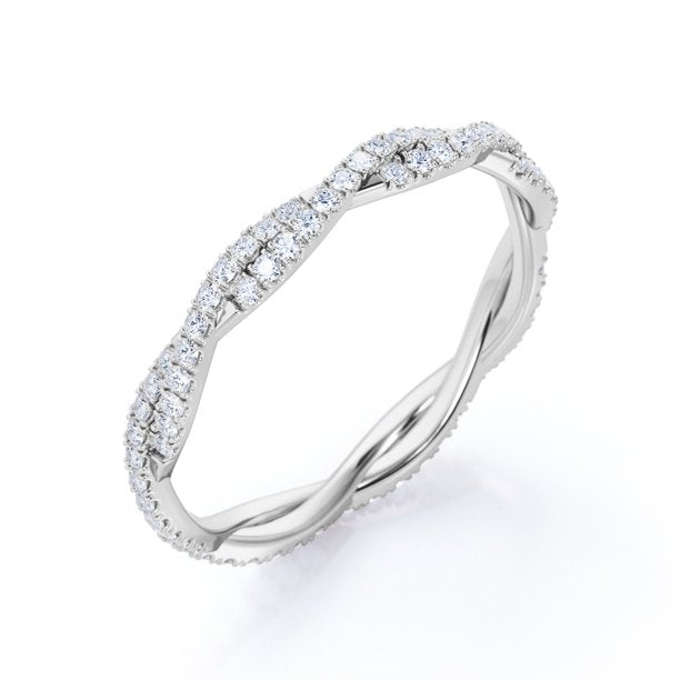 Eternity - 0.5 Carat Round Shape - Infinity Wedding Band