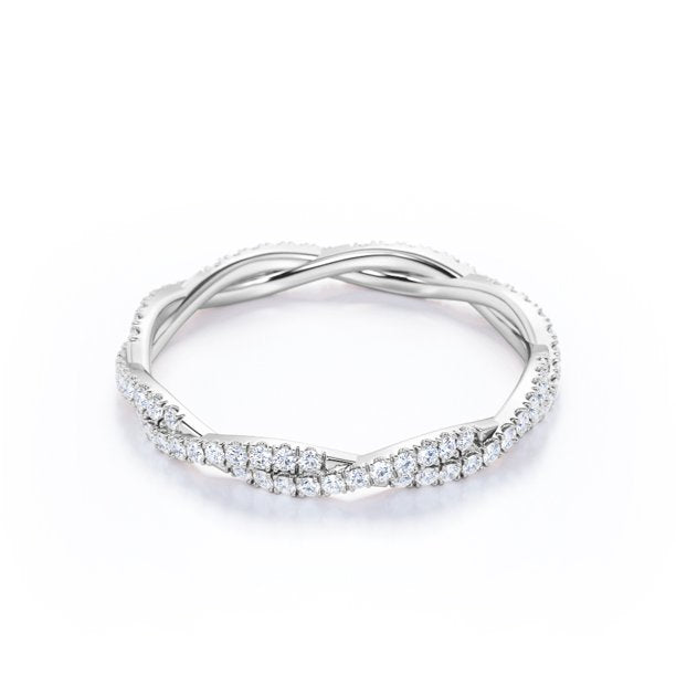 Eternity - 0.5 Carat Round Shape - Infinity Wedding Band