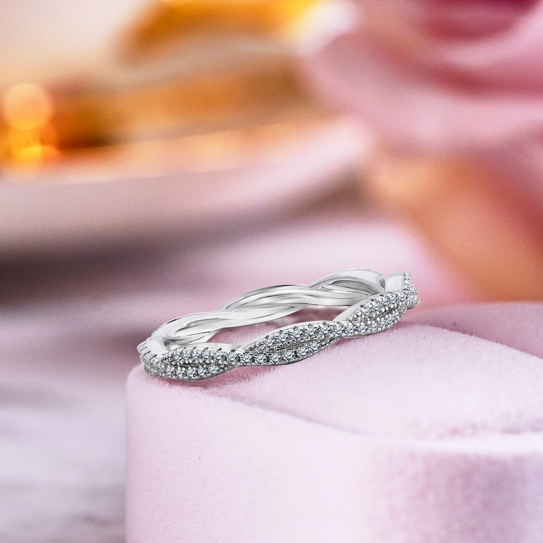 Eternity - 0.5 Carat Round Shape - Infinity Wedding Band