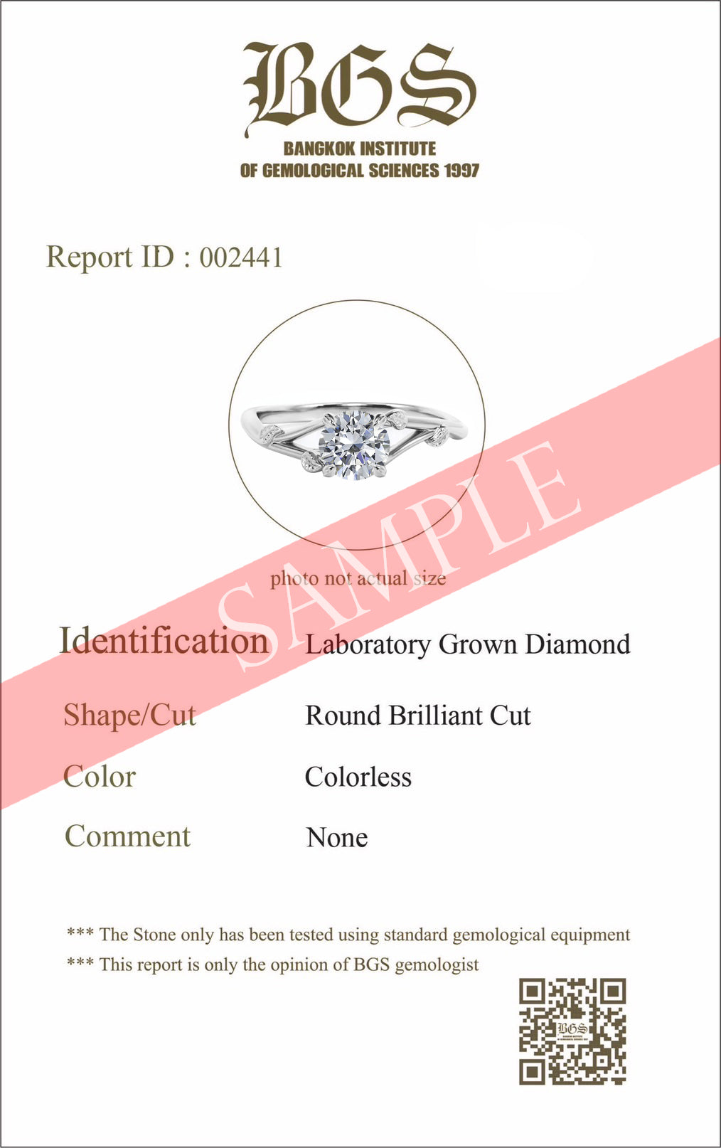 Certified 1 CT Round Lab Diamond Floral Shank Solitaire Engagement ring