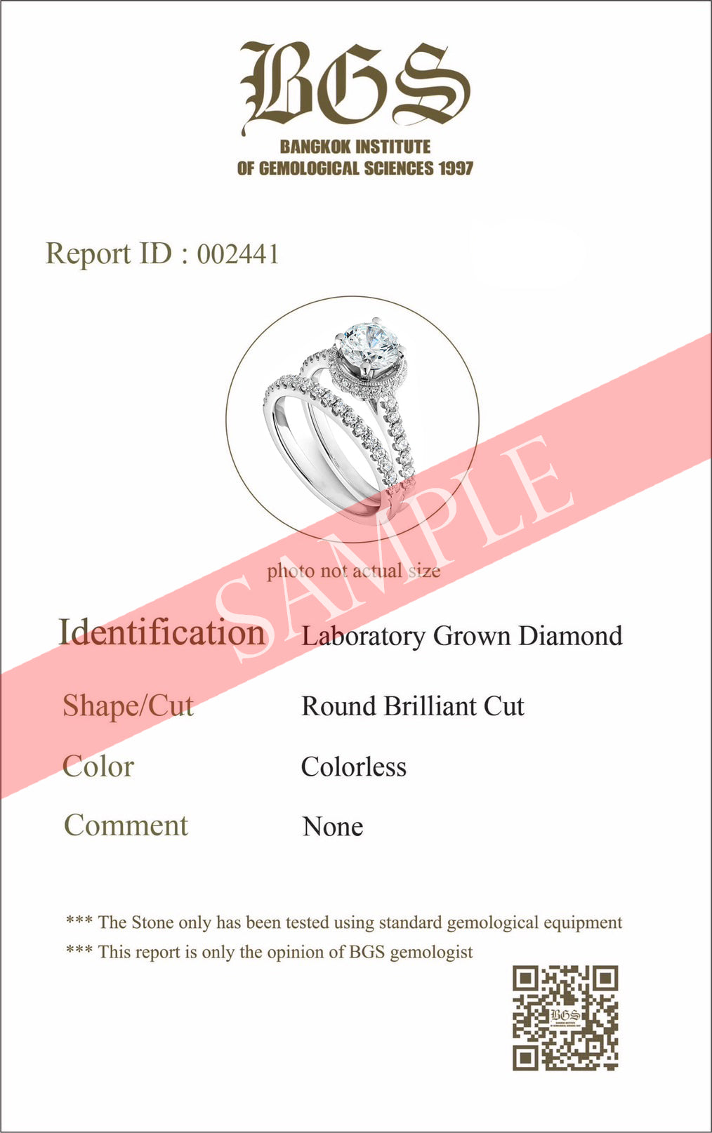Certified 1.5 CT Round Lab Diamond Halo Bridal Set