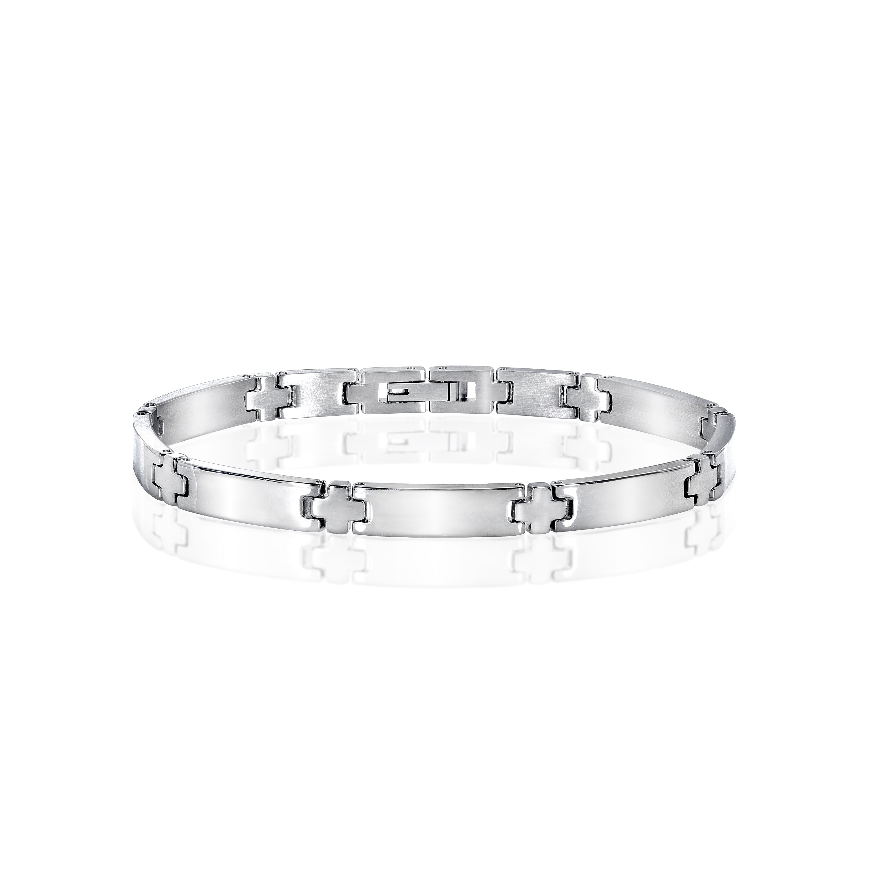 Fashionable Men's Cross Shaped Link Chain Bracelet