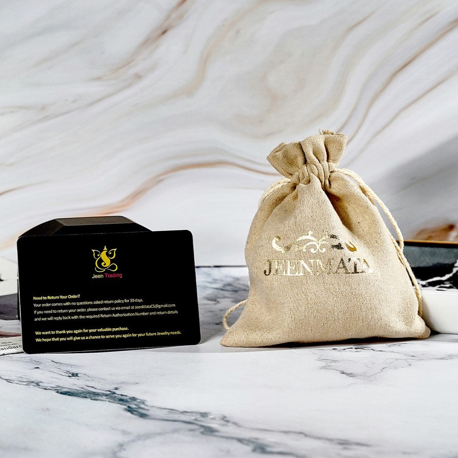 JeenMata 3 Carat Flower Design Moissanite Bracelet - Clover link Bracelet in 18K White Gold Plating for Women