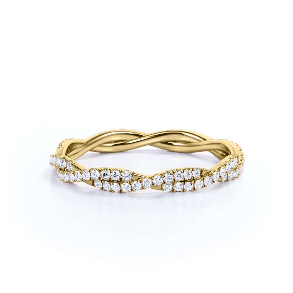 Eternity - 0.5 Carat Round Shape - Infinity Wedding Band