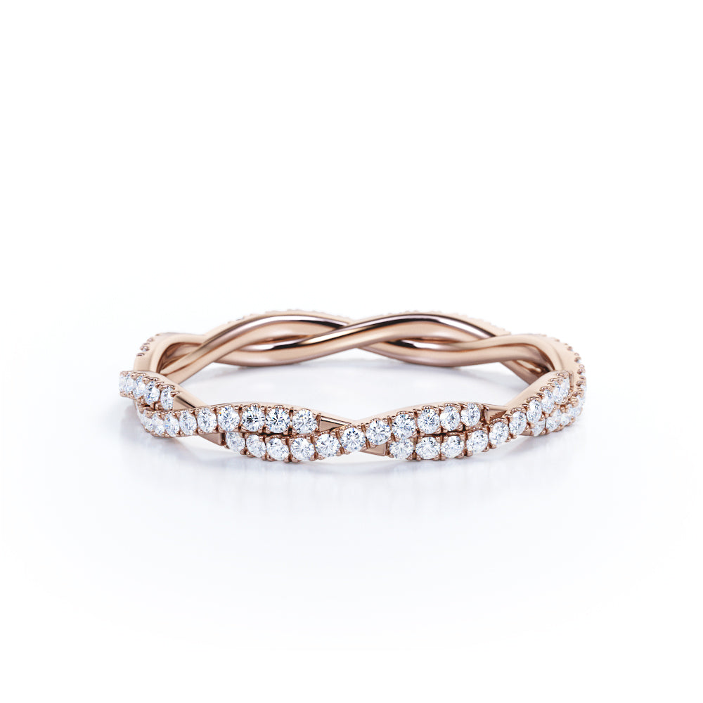Eternity - 0.5 Carat Round Shape - Infinity Wedding Band