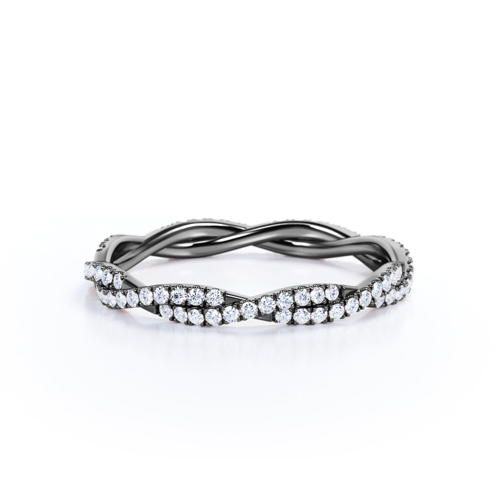 Eternity - 0.5 Carat Round Shape - Infinity Wedding Band