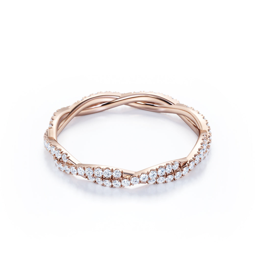 Eternity - 0.5 Carat Round Shape - Infinity Wedding Band