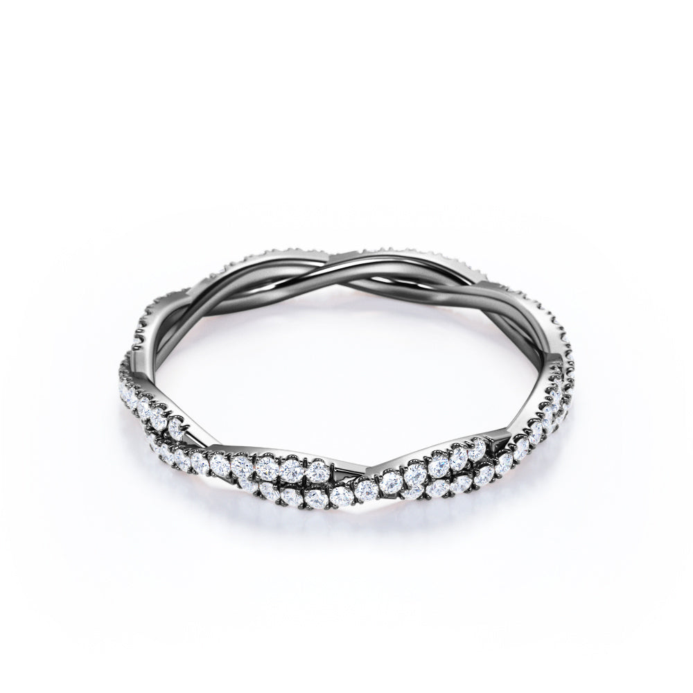 Eternity - 0.5 Carat Round Shape - Infinity Wedding Band