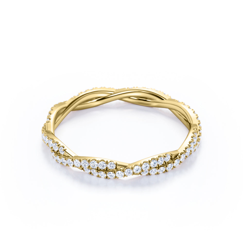 Eternity - 0.5 Carat Round Shape - Infinity Wedding Band