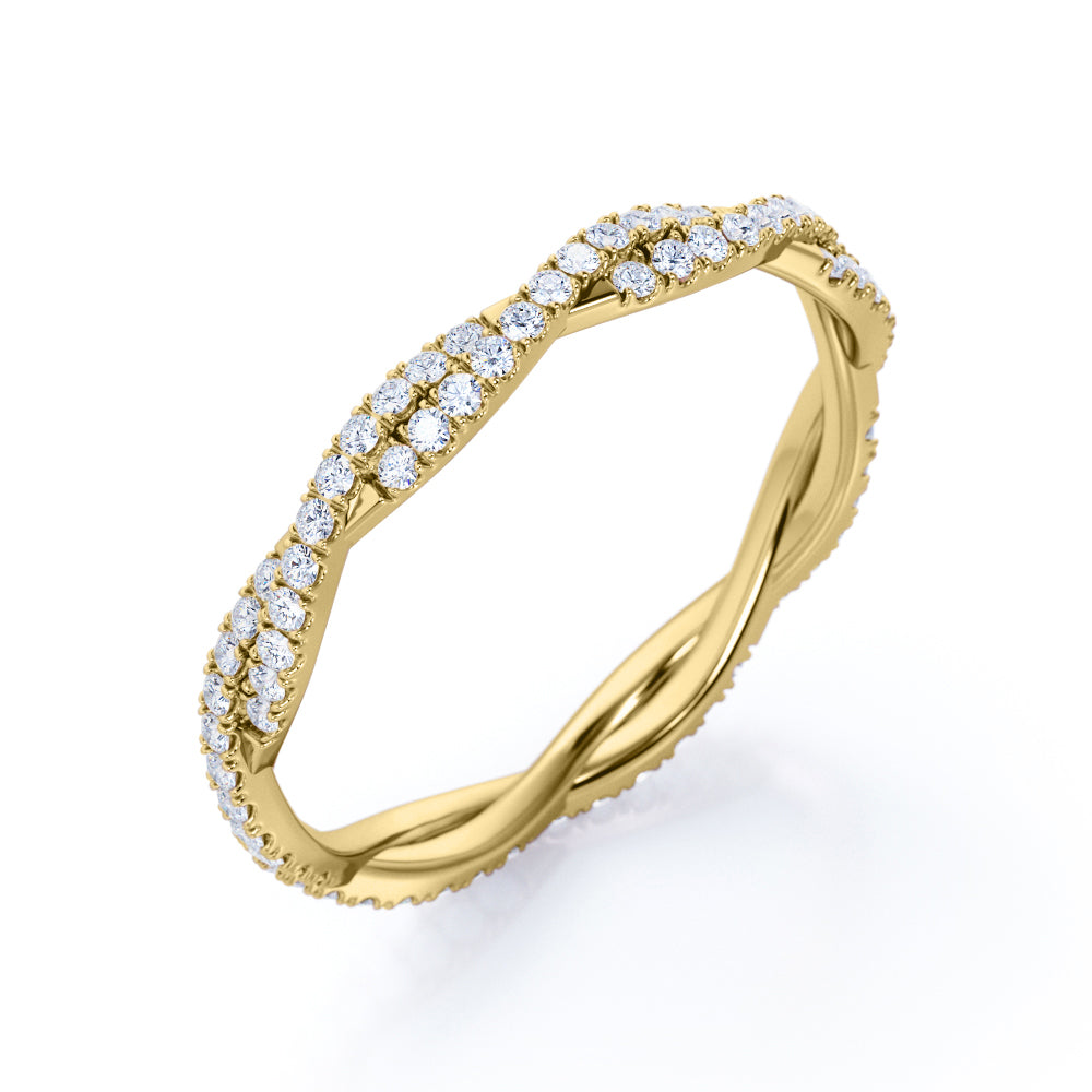 Eternity - 0.5 Carat Round Shape - Infinity Wedding Band