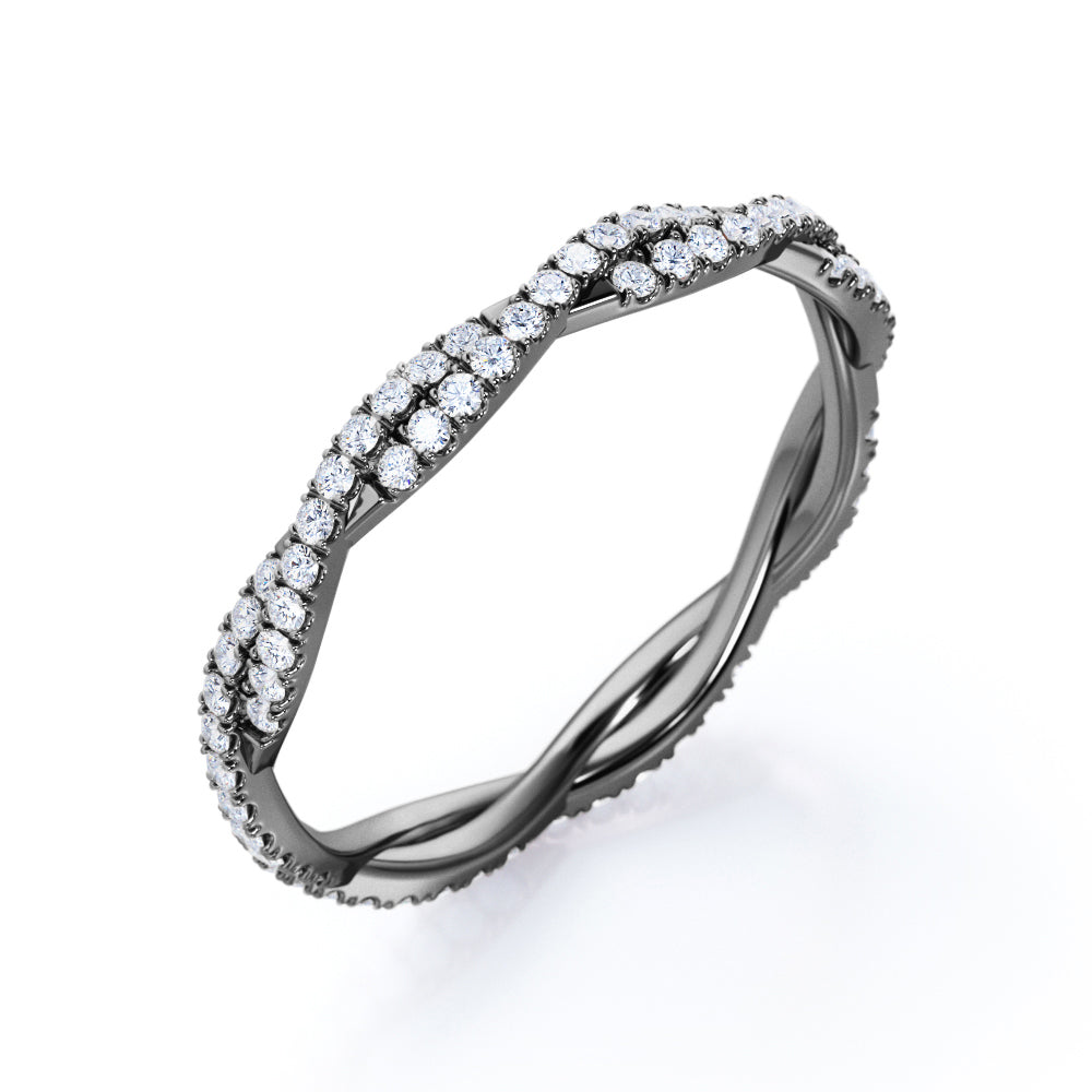 Eternity - 0.5 Carat Round Shape - Infinity Wedding Band