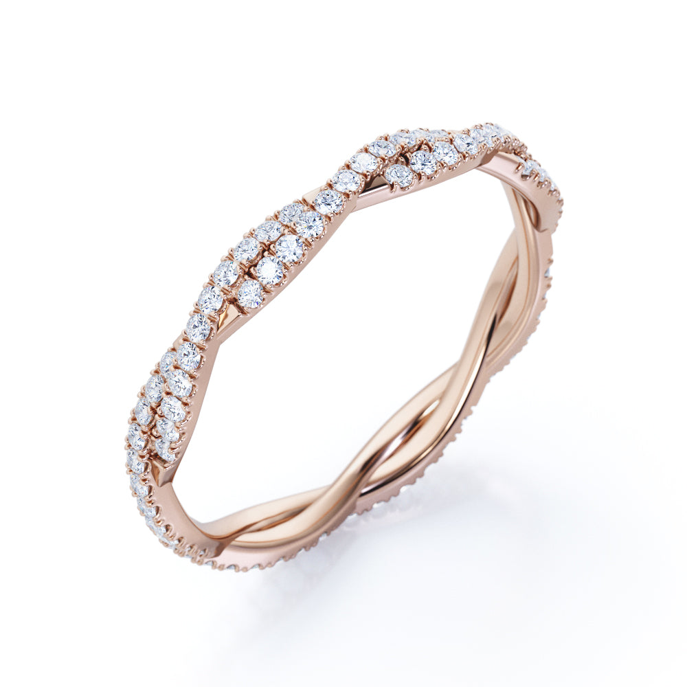 Eternity - 0.5 Carat Round Shape - Infinity Wedding Band