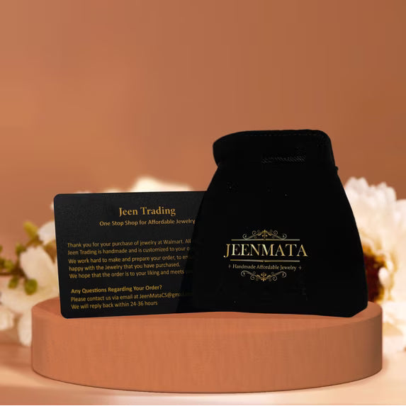 JeenMata Multipack 3 pc Women Layered Necklace Pendant, White Gold Plating, Gold Chain, Choker Necklace, Herringbone Layered Necklace Jewelry Gift