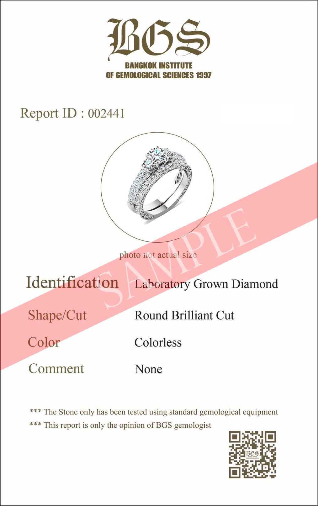 Certified 1.30 Ct Round  Lab Diamond  Three Stones  Bridal Set