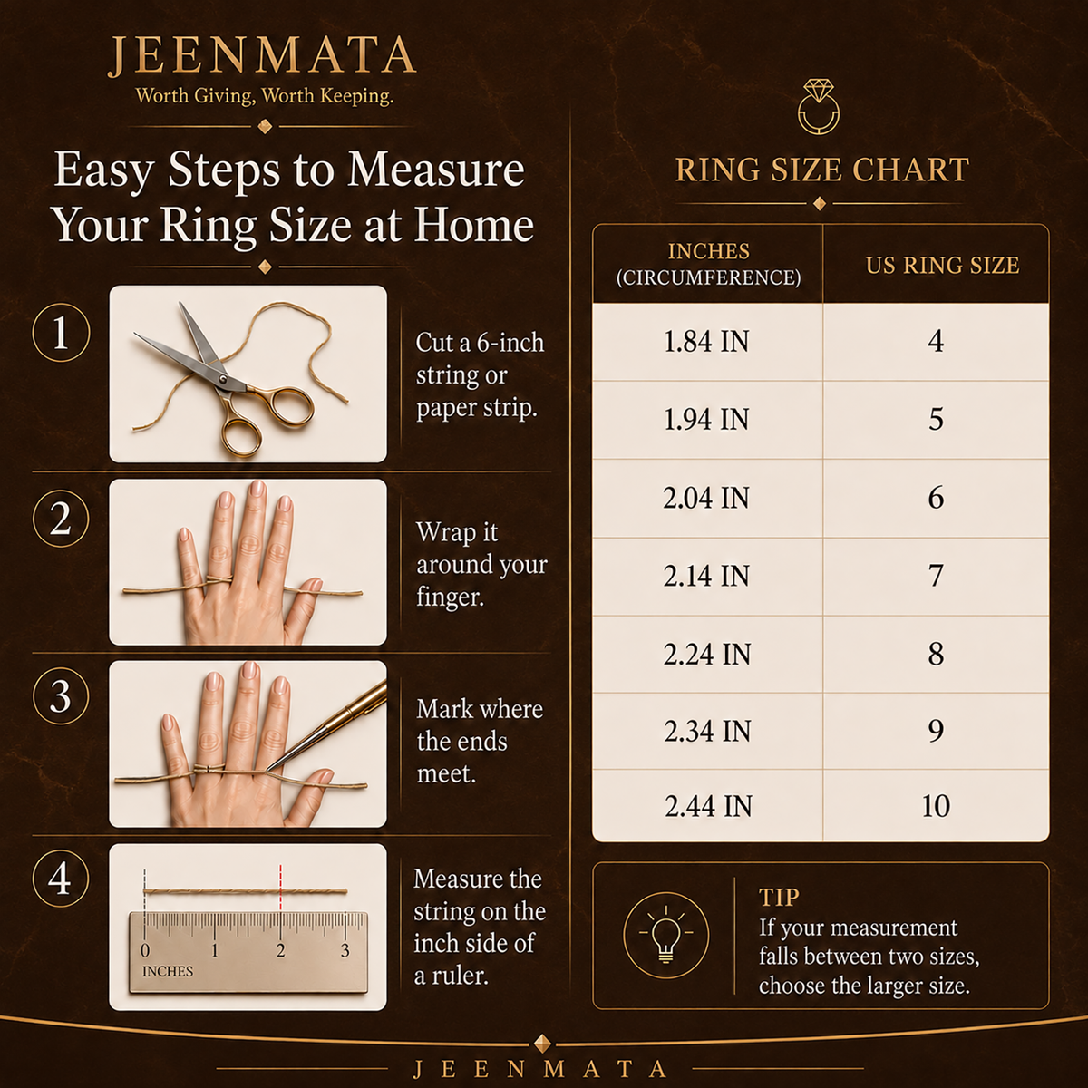 JeenMata 0.25 Carat Princess Cut April Birthstone Wedding Band - Pave Channel Band - 18K White Gold Plating for Women